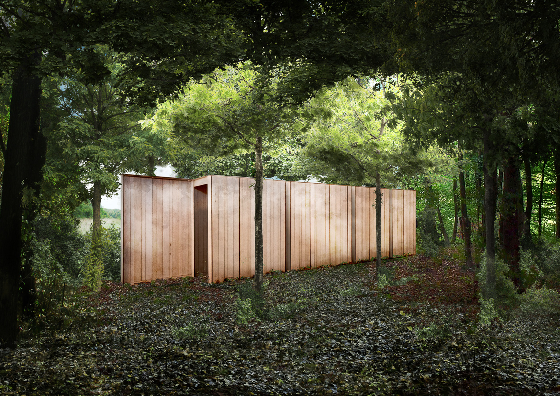 Perspective entrée cabane